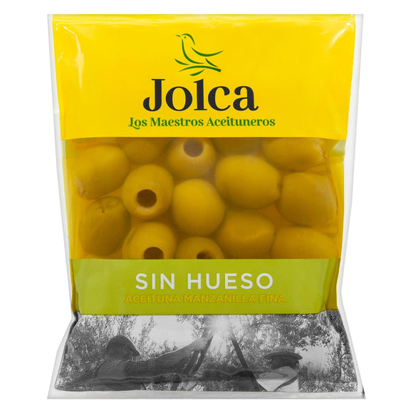 JOLCA Aceitunas verdes manzanilla fina sin hueso 75g