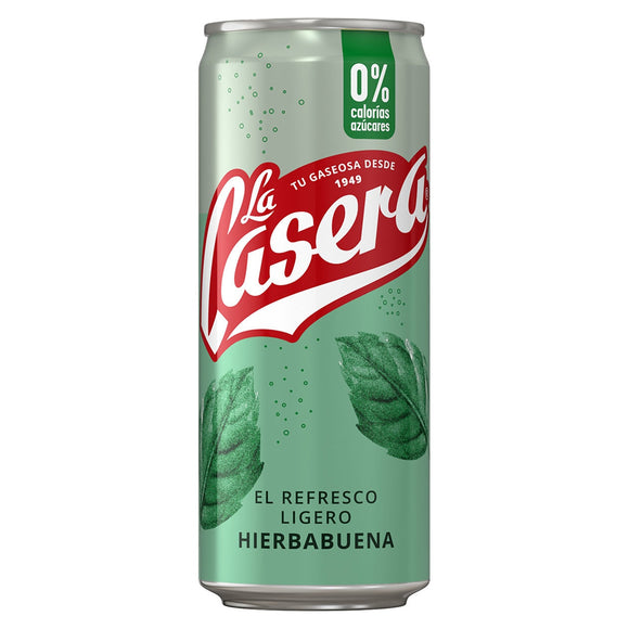 LA CASERA Gaseosa sabor hierbabuena 33cl