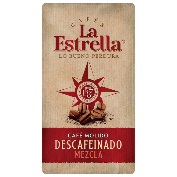 LA ESTRELLA Café descafeinado molido mezcla 250g – Mesa Del Sur