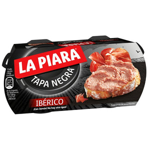 LA PIARA Tapa Negra paté de hígado de cerdo ibérico 2x73g