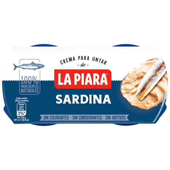LA PIARA Crema de sardina 2x75g
