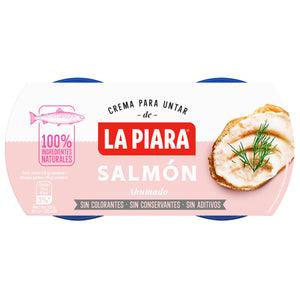 LA PIARA Crema de salmón ahumado 2x77g