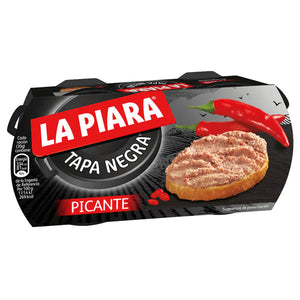 LA PIARA Tapa Negra Paté de hígado de cerdo picante 2x73g