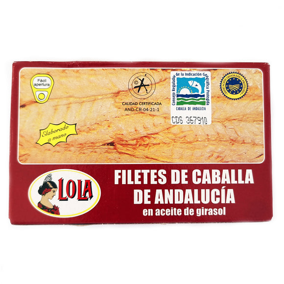 LOLA Filetes de Caballa de Andalucía 80g