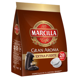 MARCILLA Café extra fuerte en cápsulas (SENSEO) 28uds 194g
