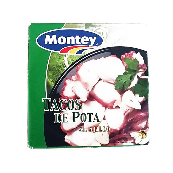 MONTEY Tacos de pota al ajillo 266g