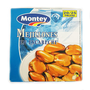 MONTEY Mejillones en escabeche 160g