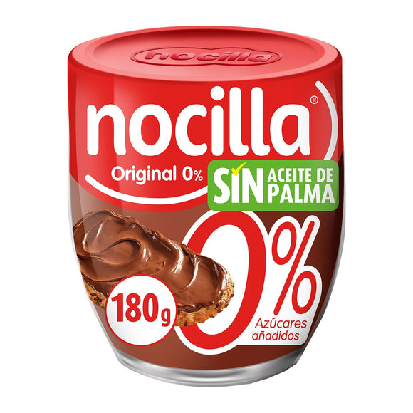 NOCILLA Crema de cacao 0% azúcares añadidos 180ml