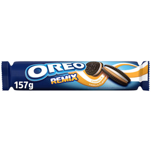 OREO Remix sabor vainilla caramelo 157g