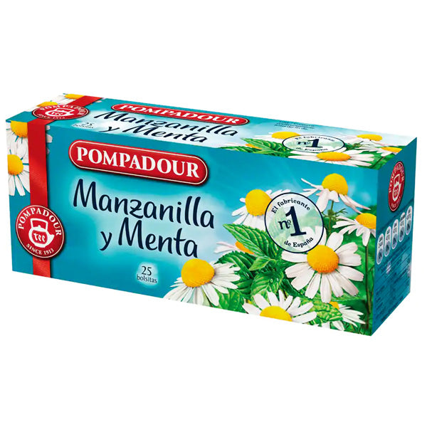 Infusion manzanilla pompadour 25 sobres