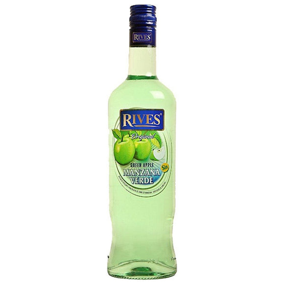 RIVES Licor manzana verde SIN ALCOHOL 70cl