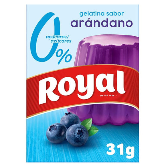 ROYAL Gelatina light sabor arándano 31g