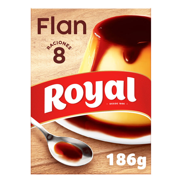 ROYAL Flan con azúcar 186g (8 raciones)