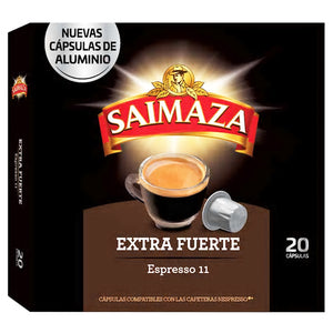 SAIMAZA Café Extra fuerte Nº 11 en cápsulas. (Nespresso)