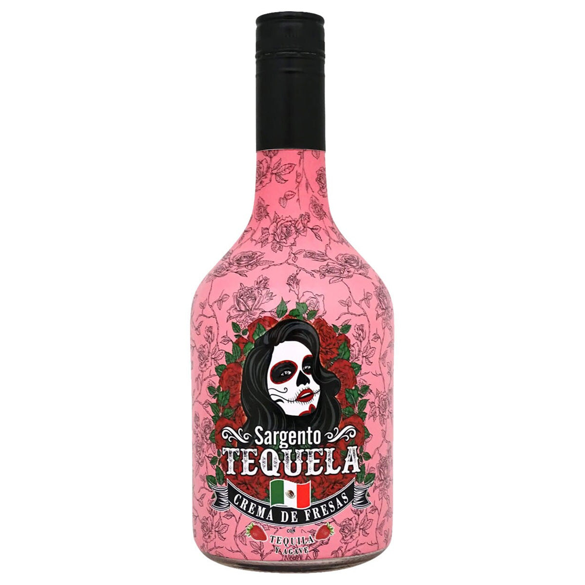 SARGENTO TEQUELA Licor de crema de fresas con tequila y agave 70cl ...
