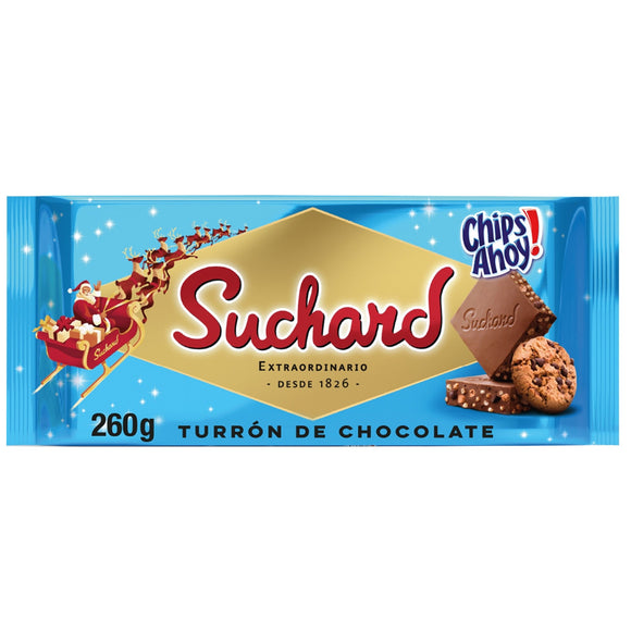 SUCHARD Turrón de chocolate CHIPS AHOY 260g
