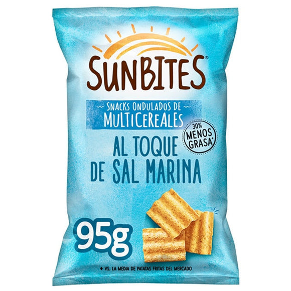 SUNBITES Snacks ondulados de multicereales al toque de sal 95g